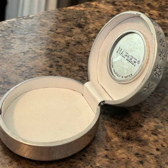 Napier Silver Snowflake Trinket Box - Picture 8 of 12